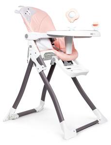 Bestent Detská jedálenská stolička Pink BEAR Ecotoys