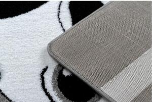 Detský kusový koberec Buldog vo vrecku sivý 200x290cm