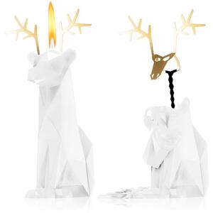 54 Celsius PyroPet DYRI (Reindeer) dekoratívna sviečka White 22 cm