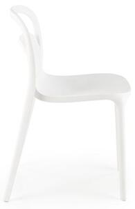 Halmar K490 stolička plastik biela