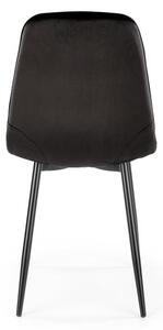 Halmar K417 stolička čierna velvet