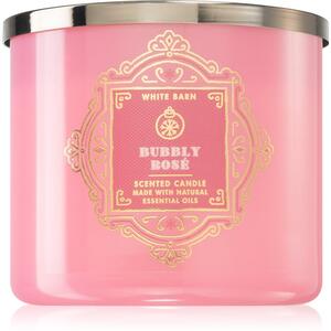 Bath & Body Works Bubbly Rosé vonná sviečka s esenciálnymi olejmi 411 g