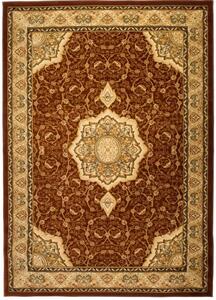 *Kusový koberec klasický vzor 2 hnedý 60x100cm