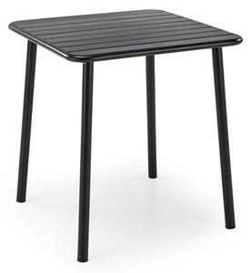 Halmar BOSCO KWADRAT stôl záhradný 70/70/76 cm, kov čierny