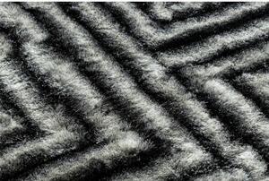 Luxusný kusový koberec shaggy Jansen sivý 120x160cm