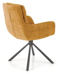 Halmar K495 jedálenská stolička, látka horčicová