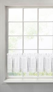 Biela záclona na páske LISA 150x30 cm