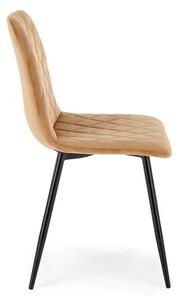 Halmar K525 jedálenská stolička, látka velvet, béžová