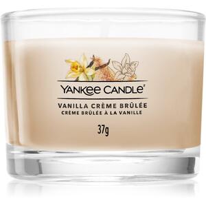 Yankee Candle Vanilla Crème Brûlée votívna sviečka glass 37 g
