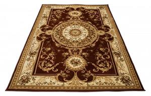 Kusový koberec klasický vzor 3 hnedý . 160x220cm