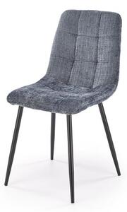 Halmar K547 jedálenská stolička otočná, látka velvet, sivá