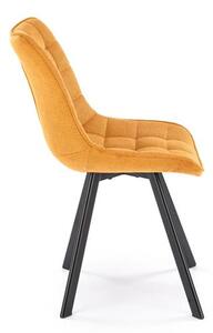 Halmar K549 jedálenská stolička, látka VARDO#66 horčicová