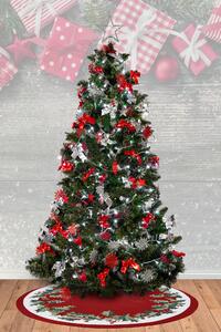 Tutumi, koberec pod vianočný stromček 90cm 301102, červená, CHR-09500