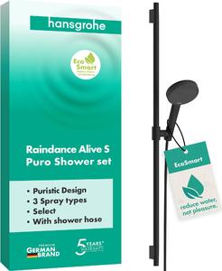 Hansgrohe Raindance Alive Select S 125 3jet EcoSmart Uni.PuroS 900 mm MSW sprchová súprava, 1 kus