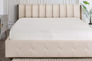 Farebné napínacie prestieradlo Klinmam Home Jersey, farba biela, 100x200 cm