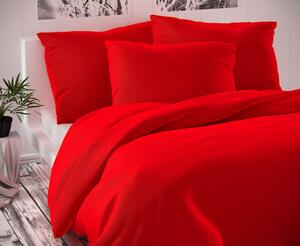 Kvalitex Saténové francúzske predĺžené obliečky LUXURY COLLECTION 1 + 2, 240x220, 70x90cm červené