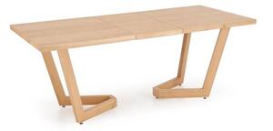 Halmar MASSIVE 3 jedálenský stôl 160-250x90cm, svetlý dub/ dub svetlý