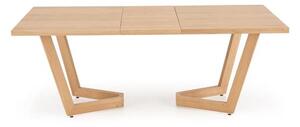 Halmar MASSIVE 3 jedálenský stôl 160-250x90cm, svetlý dub/ dub svetlý