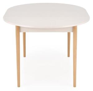 Halmar PIVOT jedálenský stôl rozkladací 102-142x102x75, kašmír/ prírodný