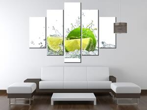 Gario Obraz na plátne Zelená limetka Veľkosť: 150 x 70 cm
