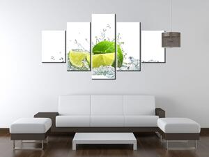 Gario Obraz na plátne Zelená limetka Veľkosť: 150 x 100 cm