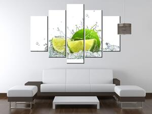 Gario Obraz na plátne Zelená limetka Veľkosť: 150 x 70 cm