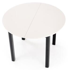 Halmar RINGO jedálenský stôl, 102(142)/102/76 cm, MDF dyha kašmír/ čierny