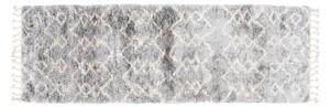 Kusový koberec shaggy Tizoc sivý atyp 60x200cm
