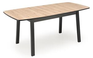 Halmar BARRIL rozkladací jedálenský stôl, dub artisan/čierna