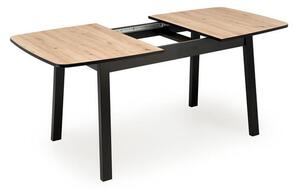 Halmar BARRIL rozkladací jedálenský stôl, dub artisan/čierna