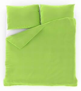 Kvalitex Jednofarebné bavlnené obliečky 140x200, 70x90cm svetlo zelené