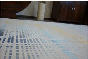 Kusový koberec PP Mriežka sivý 120x170cm