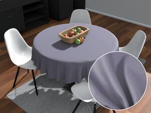 Biante Okrúhly bavlnený saténový obrus ST-016 Modrosivý Ø 100 cm