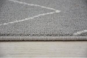 Luxusný kusový koberec Korina šedý 80x150cm