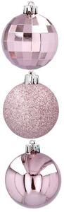 Bestent Vianočné gule na stromček 5cm 24ks Pink
