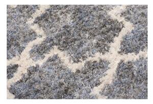 Kusový koberec shaggy Metin sivý 80x150cm