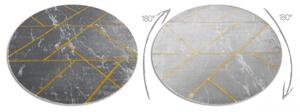 Kusový koberec Perl šedý kruh 160cm