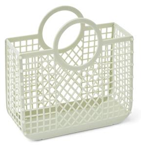 Košík z recyklovaného plastu Samantha Dusty Mint