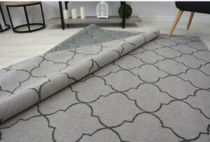 Luxusný kusový koberec Treli šedý 200x290cm