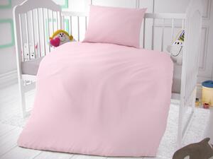 Bavlnené obliečky do detskej postieľky Ružové 90x135/45x60 cm