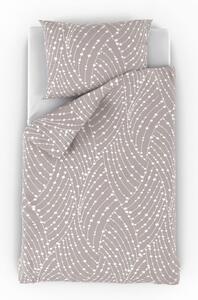 Bavlnené obliečky do detskej postieľky Astra sivá 90x135/45x60 cm