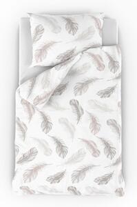 Kvalitex Detské posteľné obliečky Shelby biele 95x135, 45x60cm