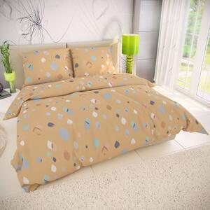 Kvalitex Klasické posteľné bavlnené obliečky SERENA žltá 140x200, 70x90cm