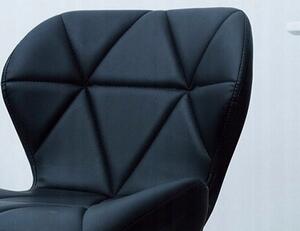 Bestent Kancelárska stolička kožená White - Black