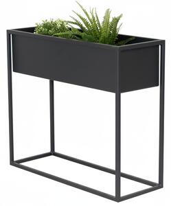 Kovový kvetináč Jasmine antracit RAL 7016