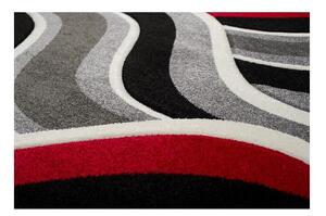 Kusový koberec Moderné vlny červený 140x190cm