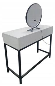 Bestent Toaletný stolík s LED zrkadlom Estel Black
