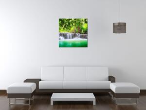 Gario Obraz na plátne Thajsko a vodopád v Kanjanaburi Veľkosť: 60 x 75 cm