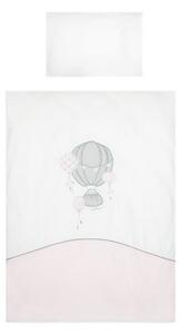 BELISIMA 6-dielne posteľné obliečky Belisima Ballons 90/120 ružové