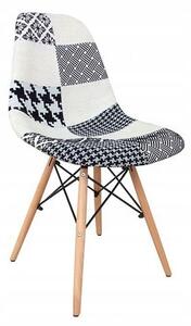 Bestent Jedálenské stoličky 4ks patchworkové White